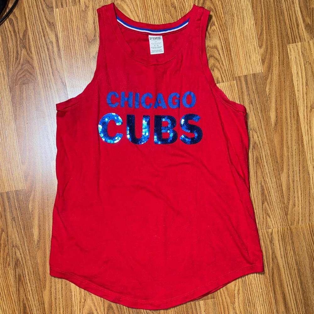 VS PINK Chicago Cubs Tank Top medium